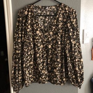 Floral Blouse Size L